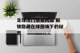 足球冷门情报网站 解锁隐藏在绿茵场下的秘密