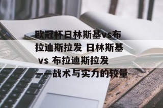 欧冠杯日林斯基vs布拉迪斯拉发 日林斯基 vs 布拉迪斯拉发——战术与实力的较量
