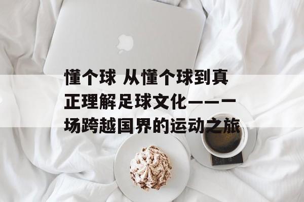 懂个球 从懂个球到真正理解足球文化——一场跨越国界的运动之旅  第1张